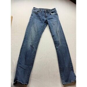 American Eagle Slim Straight Jeans Mens 28x32 Blue Denim Pockets Casual Everyday